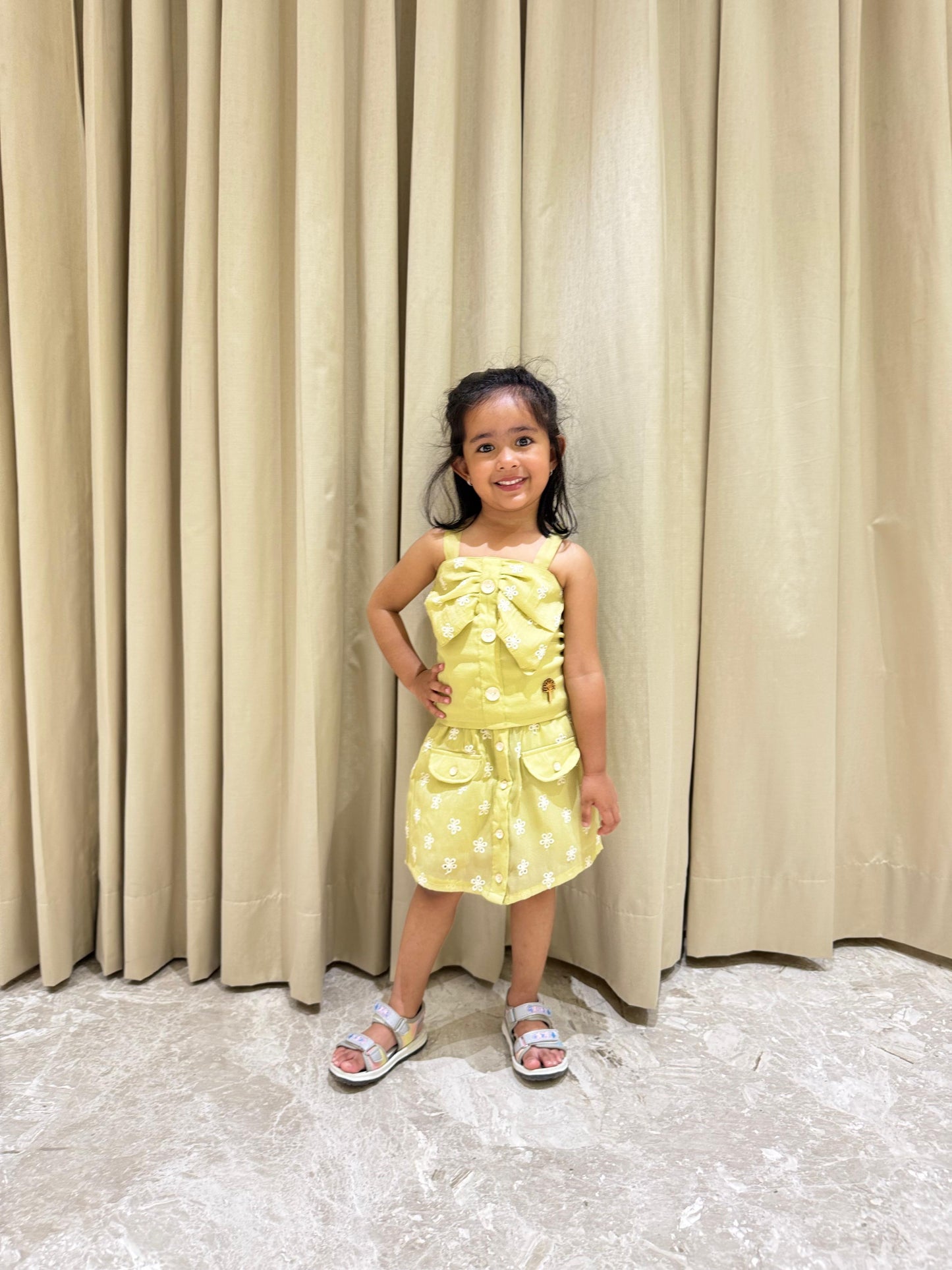 Bright Mint Green Shorts Set