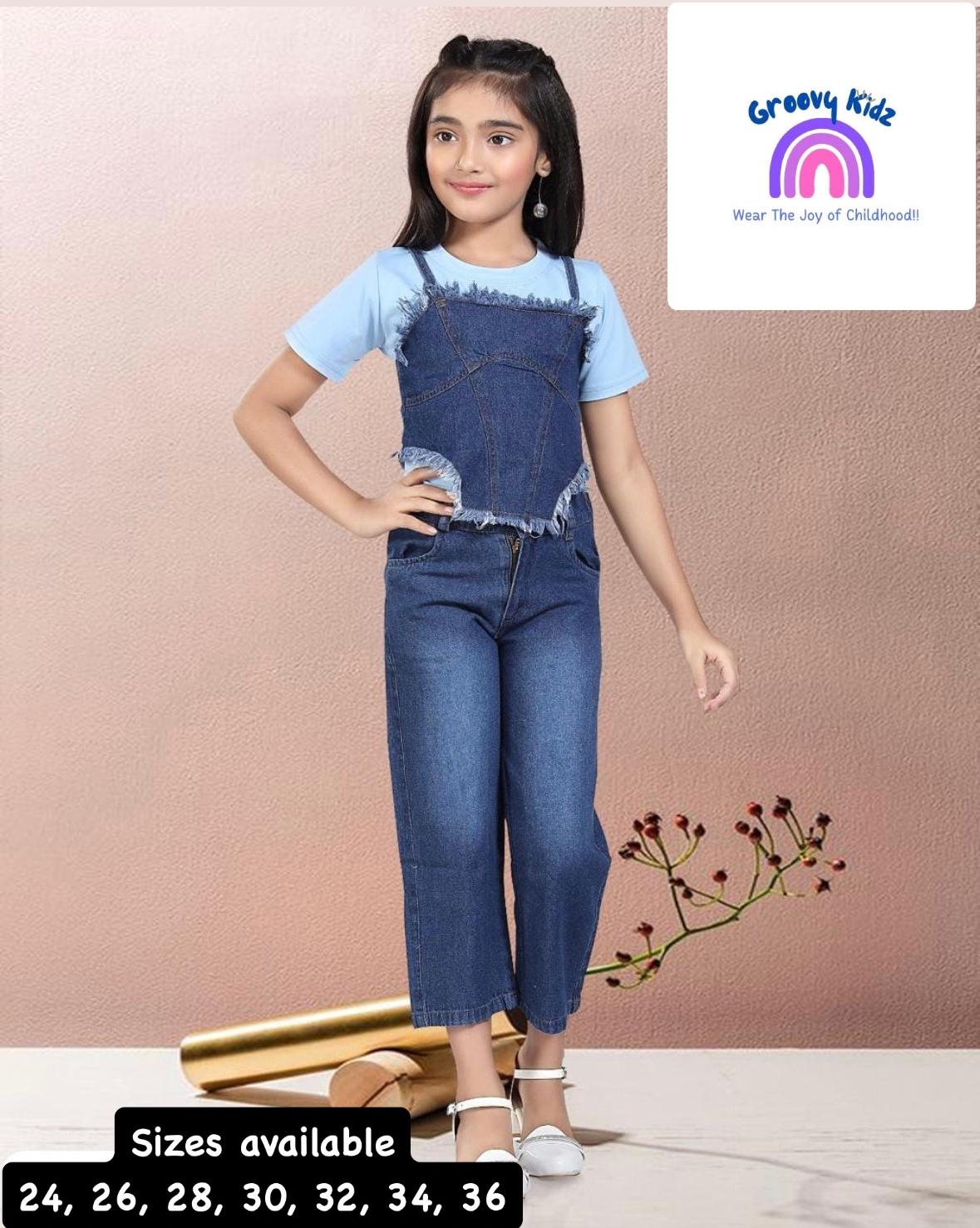 Peppy Blue Denim Coord Set